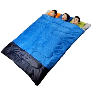 Factory Wholesale New Ultralight Outdoor Double Sleeping Bag Waterproof Lightweight 2 Person Camping Sleeping Bag For Adults