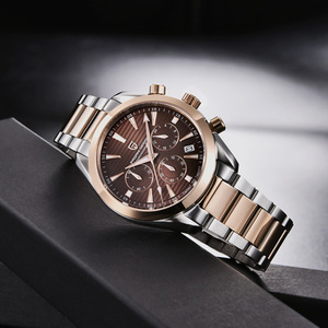 Pagani Design Men's Chronograph Quartz <b>Watch</b> Stainless Steel Band Blue Dial Date Luminous Hands 12mm <b>Case</b> - Product Image 2