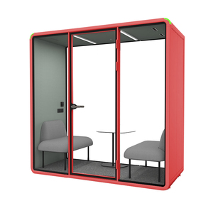 Cabine acoustique de bureau pour campus universitaire, idéale pour la collaboration de groupes d'étudiants - Product Image 2