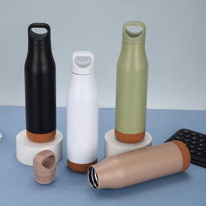 Bouilloire de sport inférieure <span class=keywords><strong>Tasse</strong></span> thermos sous vide à double couche en acier inoxydable 304 avec <span class=keywords><strong>tasse</strong></span> de voiture simple <span class=keywords><strong>pour</strong></span> le voyage - Product Image 3
