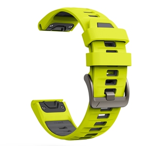 Bracelet de montre sport en silicone bicolore à remplacement rapide de 22 mm pour Garmin Fenix 8 7X 6X Fenix E Quatix 7 Pro <span class=keywords><strong>Descent</strong></span> <span class=keywords><strong>G1</strong></span> - Product Image 3