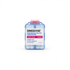 Oimdoinio Organisateur de pilules hebdomadaire, boîte de rangement en plastique ABS à 10 compartiments pour les voyages et l'usage quotidien - Product Image 1