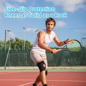 Rodillera de compresión transpirable con banda rotuliana, protección deportiva, soporte estabilizador de articulaciones y banda para el <span class=keywords><strong>menisco</strong></span> - Product Image 6