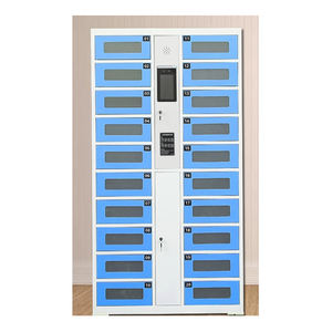 Station de recharge de téléphone portable publique intelligente avec casier de stockage automatique à écran tactile et structure assemblée par serrure électronique - Product Image 6