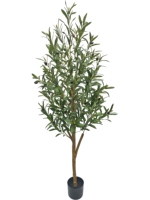 Décoration d'arbre vert artificiel pour la maison, plantes en pot artificielles pour le salon, ornements élégants pour la table à manger