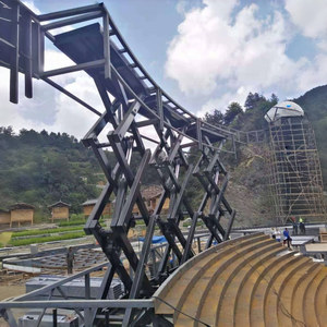 โต๊ะยกไฟฟ้าจอแสดงผลรถยนต์แพลตฟอร์มยกเวทีหมุนด้วยมอเตอร์ / เวทีหมุนกลมไฮดรอลิก - Product Image 5