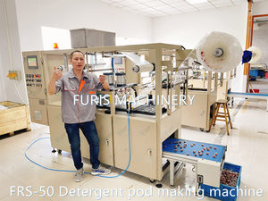 Machine d'emballage automatique électrique en film soluble dans l'eau pour les dosettes de lessive liquide ou en poudre, facile à utiliser, vente en gros - Product Image 3