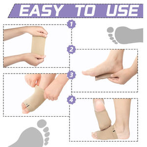 Supporto per manicotto ad arco piedi piatti, supporto per calza ad arco ammortizzato, tutore metatarso morbido elastico per il <span class=keywords><strong>piede</strong></span> - Product Image 6