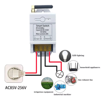 1CH 30A relais récepteur universel 433/315Mhz sans fil RF télécommande interrupteur pour pompe à eau pour système de maison intelligente AC 220V