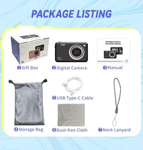 2.7K <b>Shooting</b> Cheap Digital Camera 7.1x-16x 2-3" Screen Stabilization Compact Design - Product Image 2