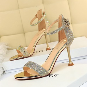 Sandalias de Tacón para Mujer, Último Diseño, Proveedor de Zapatos, Moda Retro, Sandalias con Logotipo Personalizado 2025, Tacones para Mujer - Product Image 1