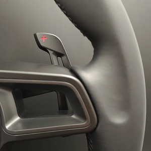 Volant <span class=keywords><strong>sport</strong></span> à 3 branches en cuir avec palettes de changement de vitesse magnétiques à rayures rouges pour Porsche <span class=keywords><strong>911</strong></span> Panamera Cayenne Macan, ajustement direct OEM - Product Image 4