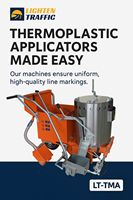 Machine de marquage routier robuste |   Garantie d'un an, type à pousser à la main |   Peinture de signalisation routière |   Épaisseur de trait de 1-2 mm |   Faible