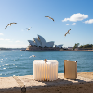 Set de Lámparas Plegables con Diseño de Ciudades Famosas, Luz Nocturna LED de Papel con Impresión Personalizada de Ciudades, <span class=keywords><strong>para</strong></span> Tiendas de Recuerdos Turísticos - Product Image 1