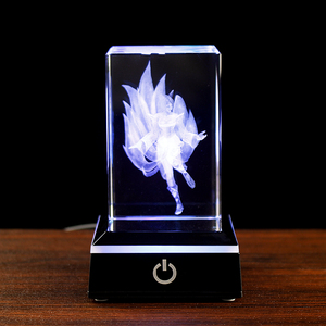 Figura personalizada de cristal 3D con grabado láser de Liga de Leyendas Ahri, Cubo de cristal para <span class=keywords><strong>LOL</strong></span> Surprise - Product Image 3