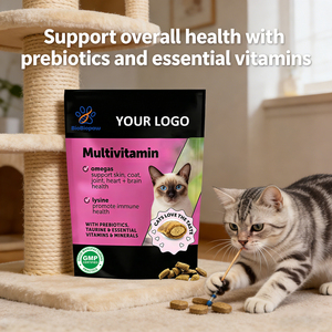 Friandises multivitaminées <span class=keywords><strong>pour</strong></span> chats OEM/ODM, friandises croquantes et crémeuses <span class=keywords><strong>pour</strong></span> <span class=keywords><strong>la</strong></span> santé immunitaire et le soutien articulaire des chats avec des oméga 3, de <span class=keywords><strong>la</strong></span> <span class=keywords><strong>lysine</strong></span> et des probiotiques - Product Image 3