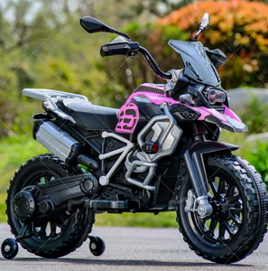 Moto Électrique pour Enfants 2-7 Ans Garçon Fille Rechargeable Tout-Terrain Modèle en Plastique PP Simulation Célébrité Internet - Product Image 3