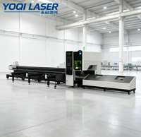 Machine de découpe laser à fibre semi-automatique Q5-12 3 kW à montage latéral pour tubes et conduits CVC