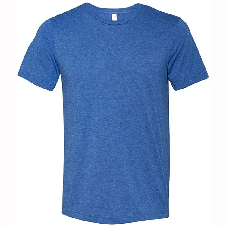 2023 t-shirt personnalisé chemises pour hommes Polyester rayonne coton Tri mélange t-shirt Poly Triblend blanc Tri-mélange t-shirts hommes