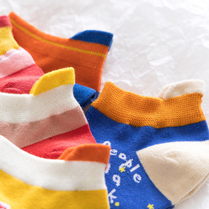<span class=keywords><strong>Chaussettes</strong></span> courtes d'été à motif de dessin animé coloré, design original, en Spandex/Polyester, personnalisables, unisexe - Product Image 2