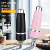 Nouveau Broyeur Électrique Mini pour Herbes en Forme de Cône, Rechargeable Type-C, pour Herbes Sèches et Tabac