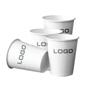 Hot sale 12oz 16oz disposable hot drinking paper coffee cups paper tea cups for beverage drink