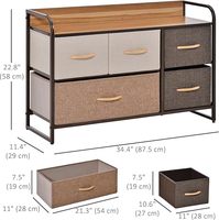 Cajonera Moderna de Gran Capacidad con Estructura de Acero, 87.5*29*58cm, de Tela de Lino, para Almacenamiento en la Entrada, Venta al por Mayor de Fábrica Chengjun
