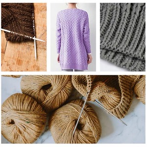 4 Pcs/set Aiguilles à tricoter en acier inoxydable 36cm/25cm Double Pointed <span class=keywords><strong>Crochet</strong></span> Hooks Sweater Needle for Scarves DIY Knitting Tools - Product Image 4