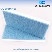 Éponge magique en mélamine O-Cleaning avec tampon à récurer, éponge de nettoyage multi-usages pour la baignoire/la douche/la cuisine