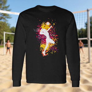 T-shirt à manches longues pour attaquant de volley-ball, design sportif, vêtements de sport - Product Image 3