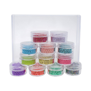 21817 Clear Plastic <strong>Storage</strong> <strong>Boxes</strong> <strong>with</strong> Rounded Screw <strong>Lids</strong> for Beads, <strong>Small</strong> Parts Jewelry Organizer - Product Image 5