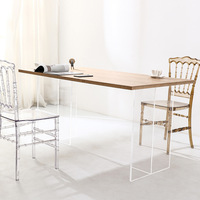 Moderner Luxuriöser Acryl-Schwebetisch Minimalistischer Esstisch für Kleine Haushalte Multifunktionaler Künstlerischer Tisch