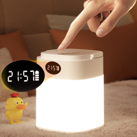 Lampe de chevet LED à télécommande, rechargeable par USB, veilleuse, protection des yeux, lampe de table flexible E26