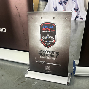 Kích thước nhỏ A4 A3 rollup biểu ngữ đứng bảng Top có thể thu vào cuộn lên biểu ngữ - Product Image 4