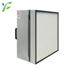 China Goud Fabrikant 2*2 Voet Laminaire Flow Kap Aluminium Waaier Ventilatorfilter Eenheid Ffu Voor Cleanroom