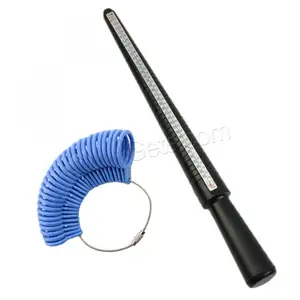 Wholesale Plastic ring sizer measuring Set & Mandrel durable 180x50mm 1306489