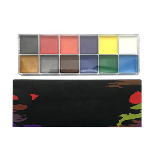 Profesional Halloween <span class=keywords><strong>fantasma</strong></span> watercoler <span class=keywords><strong>cara</strong></span> <span class=keywords><strong>pintura</strong></span> corporal <span class=keywords><strong>pintura</strong></span> para niñas - Product Image 1