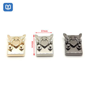 Fermoirs de sac en gros, fermoirs rectangulaires en métal pour sac à main, fermoirs à languette Pégase, loquet pour pochette, matériel de maroquinerie pour réparation - Product Image 3