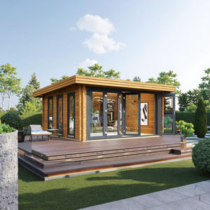 <span class=keywords><strong>Maison</strong></span> en bois de paysage personnalisable Artisanat exquis Salle de jardin préfabriquée pour cour - Product Image 1