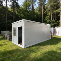 Casa Contenedor Plegable Prefabricada con Panel Sándwich para Uso Hotelero, Diseño Moderno, Cómo Construir una Casa Contenedor Económica