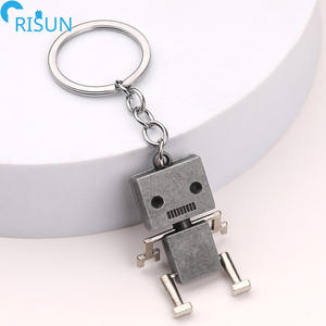 Llaveros de Metal Giratorios en 3D Personalizados al por Mayor, Llaveros con Forma de Robot <span class=keywords><strong>Golem</strong></span>, Colgante Personalizado de Robot - Product Image 4