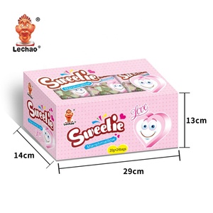 Caramelle Morbide a Forma di Cuore Bianche e <span class=keywords><strong>Rosa</strong></span> al Gusto di Frutta, Halal, in Confezione Sacchetto - Product Image 6