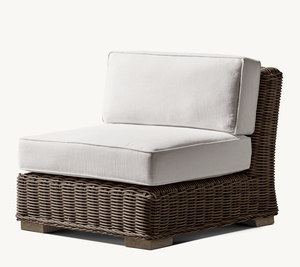 Modern Luxury All Weather Patio Garden Hotel Pool <b>Rattan</b> Set Outdoor Leisure Furniture Modular <b>Sofa</b>-Chaise Sectional - Product Image 3