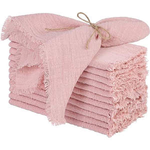 <span class=keywords><strong>Serviette</strong></span> <span class=keywords><strong>de</strong></span> <span class=keywords><strong>table</strong></span> exclusive en coton <span class=keywords><strong>de</strong></span> bambou à bords bruts, personnalisable, pour décoration <span class=keywords><strong>de</strong></span> mariage, restaurant et fête - Product Image 6