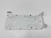 Maßgefertigte Aluminiumlegierung/Eisen-Rückplatte für GPUs Multifunktionale Grafikkarten-Abdeckung Stanz- und Bearbeitungsdienste
