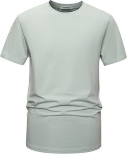 Camisetas de Manga Corta con Cuello Redondo, 100% Algodón, Color Sólido, Serigrafía Ecológica, Secado Rápido, Transpirables, Casuales para Hombre, Precio al por Mayor - Product Image 6
