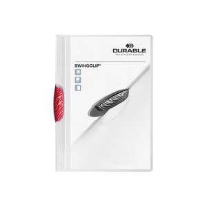 Durable Klemmmappe Swingclip purpur rot - Product Image 1