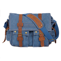 Vente en gros de sacs messagers en cuir véritable pour hommes, sacs messagers en toile, sacs de facteur pour hommes