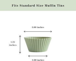 Home Kitchen Cooking Supplies <b>Cake</b> Decorating Tools Silicone <b>Cake</b> Cup Round Shaped Muffin Cupcake Baking <b>Molds</b> - Product Image 2