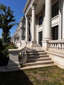 PAIA STONE - Revestimiento de Pared Exterior de Piedra Caliza Blanca Pulida de Estilo Retro Francés, Diseño de Villa Privada de Lujo <span class=keywords><strong>Fontainebleau</strong></span> - Product Image 4